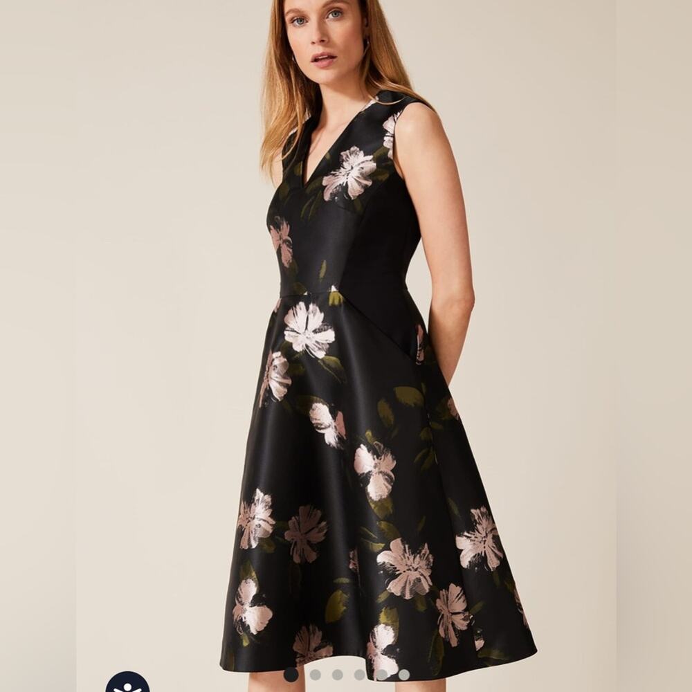 Phase Eight Sandy Floral Jacquard Dress NWT